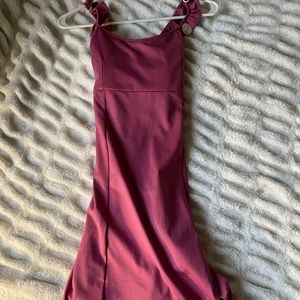 Women’s dress with built In body suit